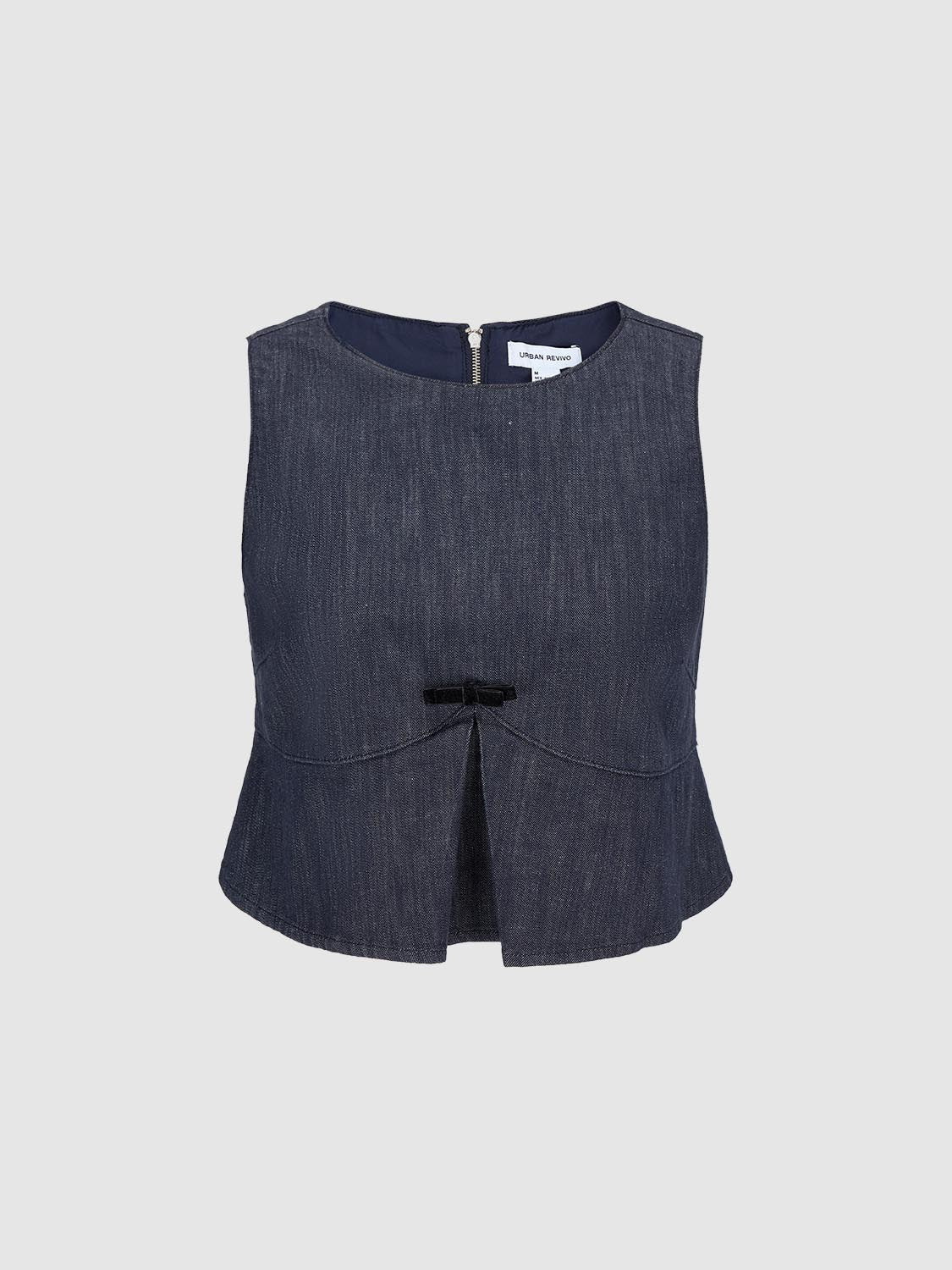 Denim Cropped Tops