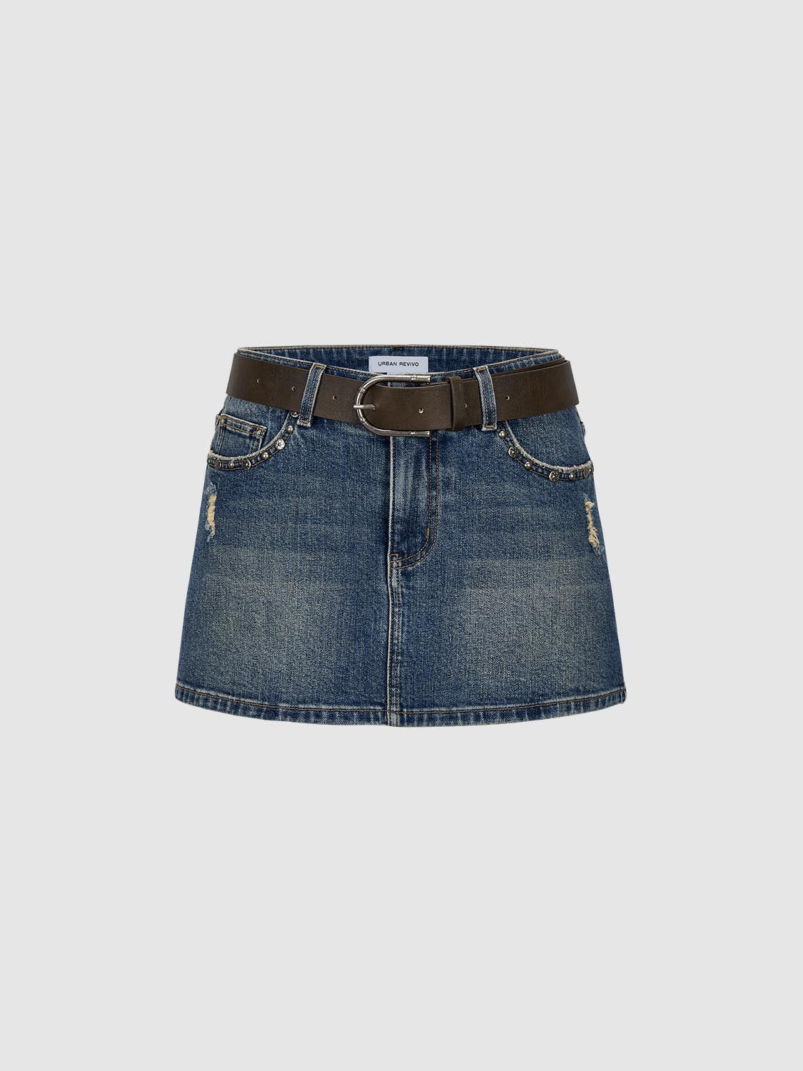 Denim Mini Skirts