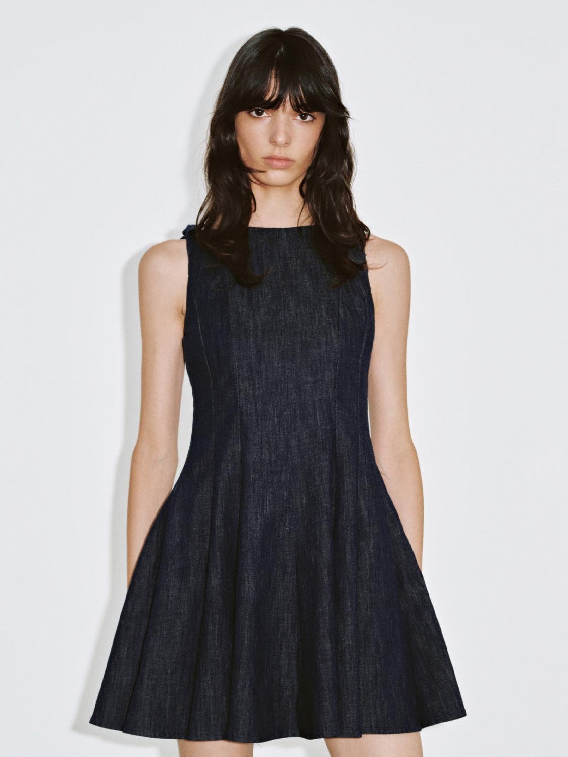 Denim Mini Dresses