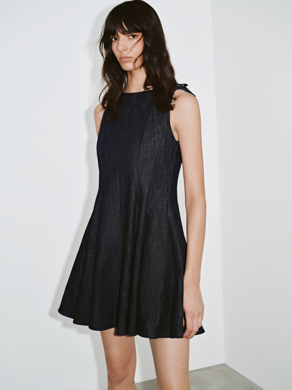 Denim Mini Dresses