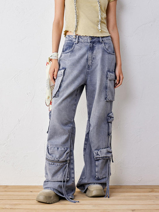 Flap Pocket Denim Jeans