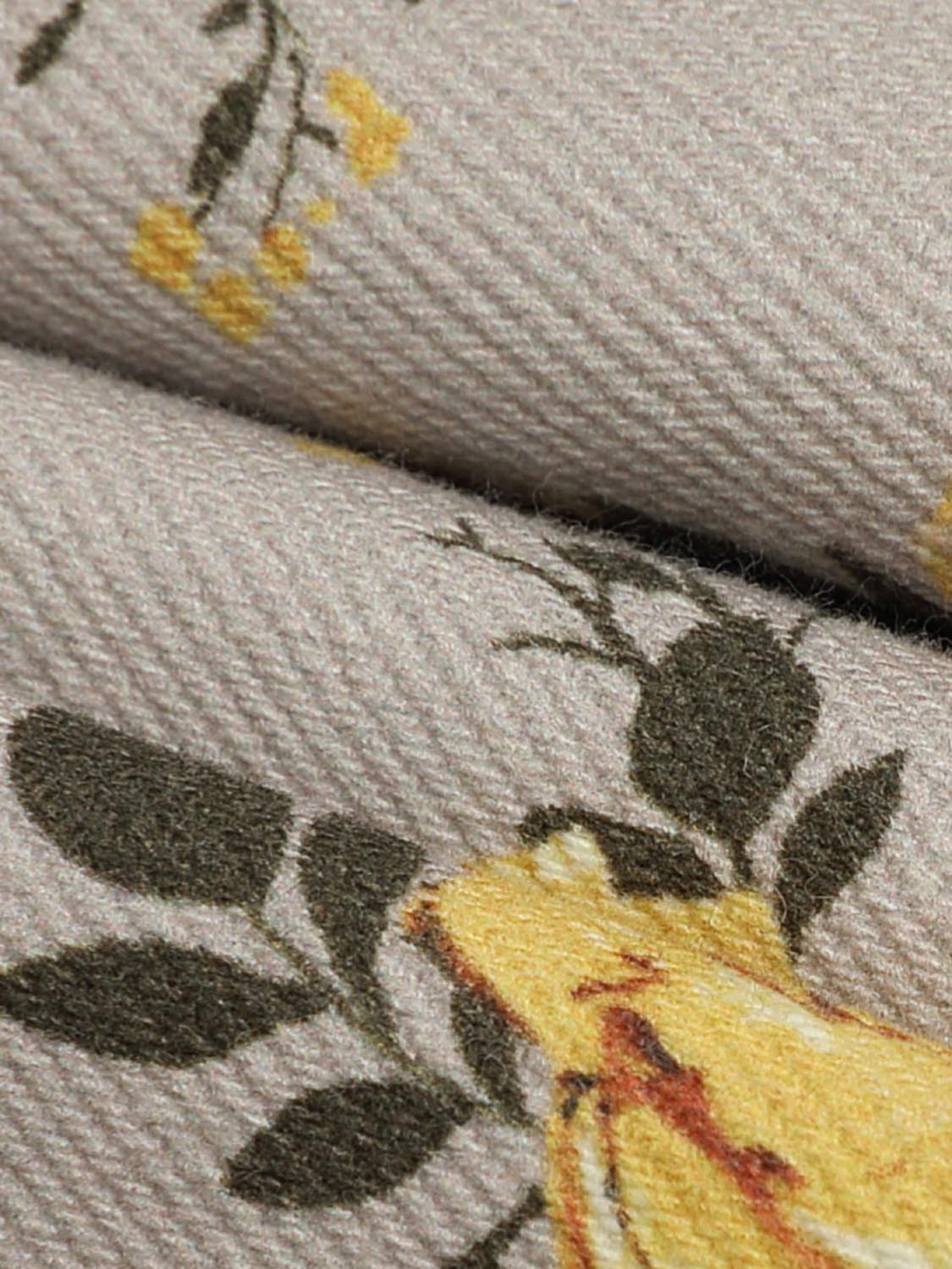 Belted Floral Print Denim Midi Skirts