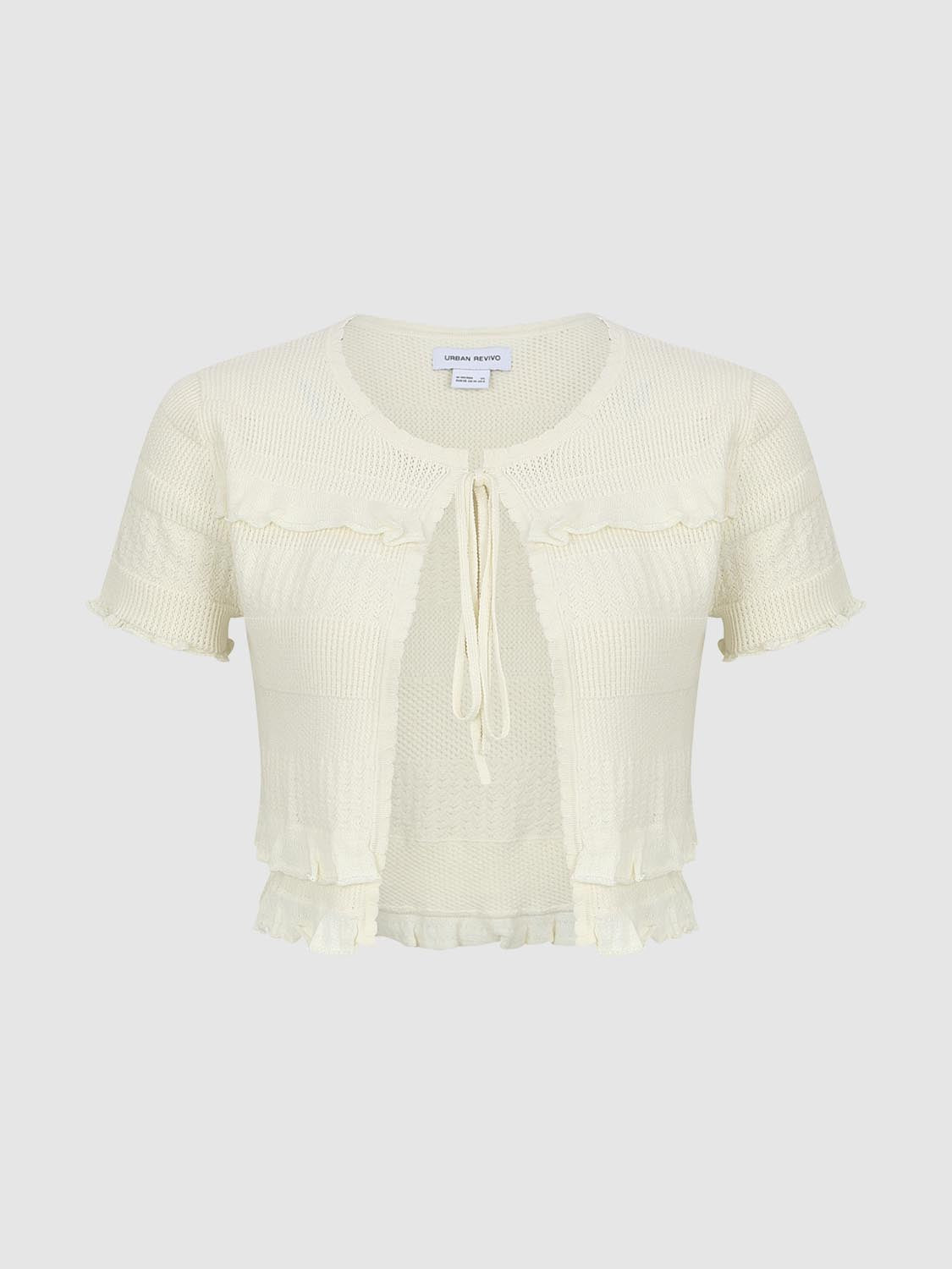 Short Sleeve Knitted Cardigans