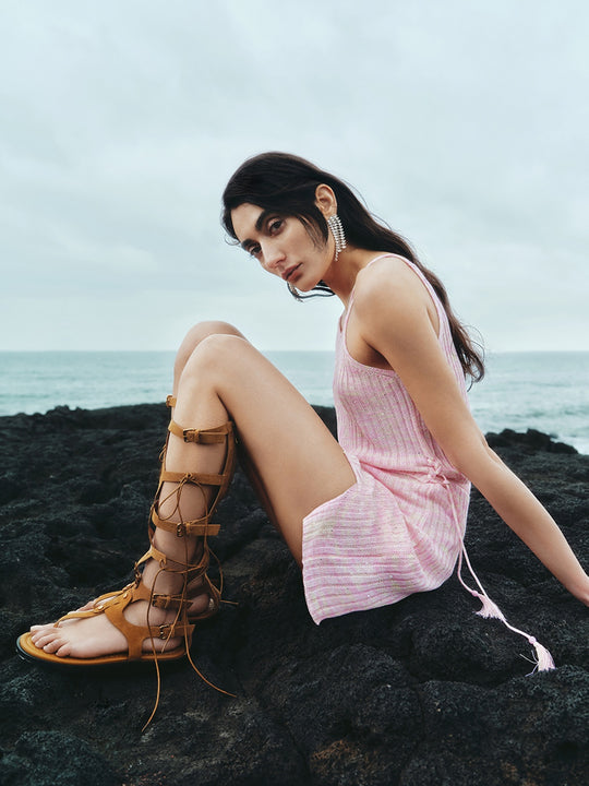 Rib Knitted Cami Tops