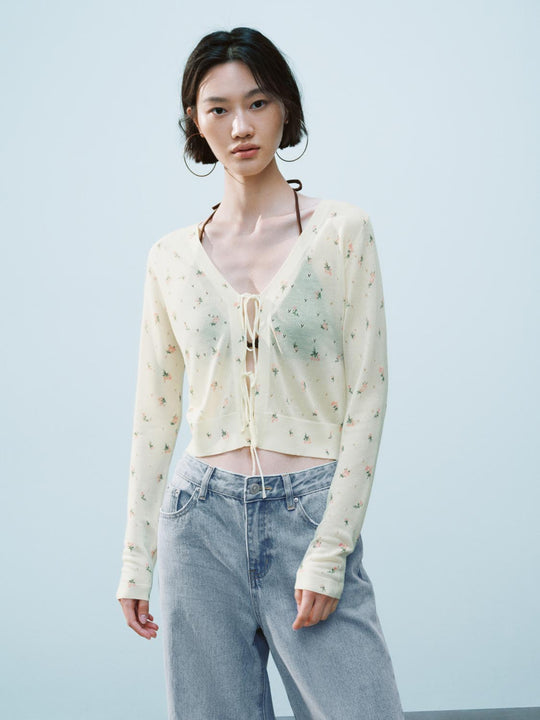 Floral Knitted Cardigans