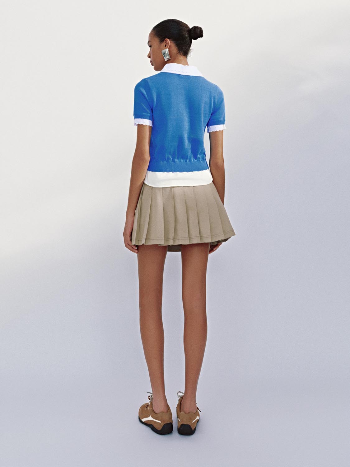 Ruffle Hem Knitted Cardigans