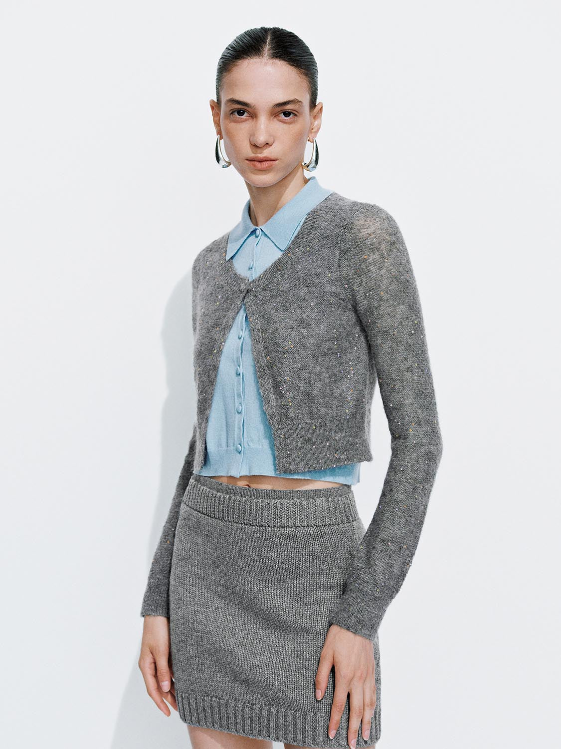 2 In 1 Knitted Cardigans