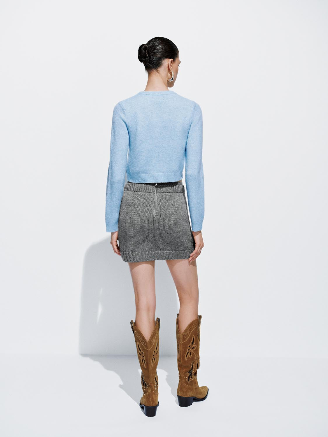 Floral Button Knitted Cardigans