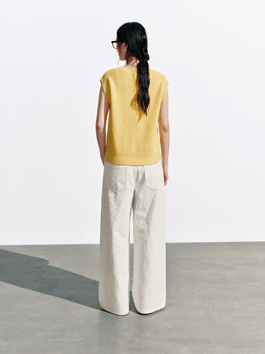 Doggy Cap Sleeve Knitted T-Shirts