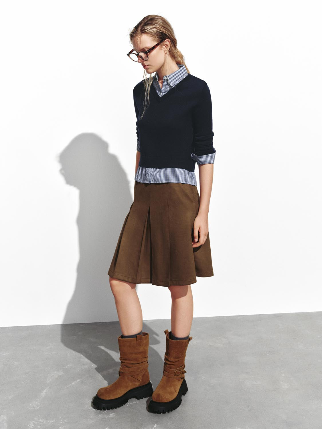 2 In 1 Long Sleeve Knitted T-Shirts