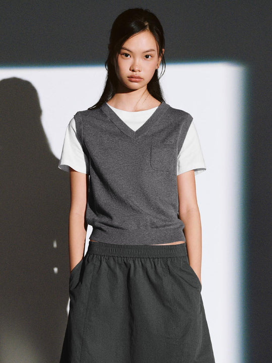 2 In 1 Knitted T-Shirts