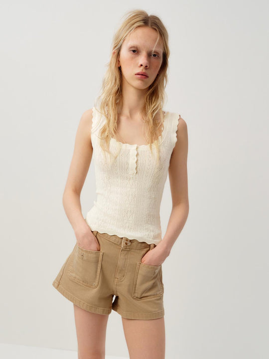 Knit Texture T-Shirt