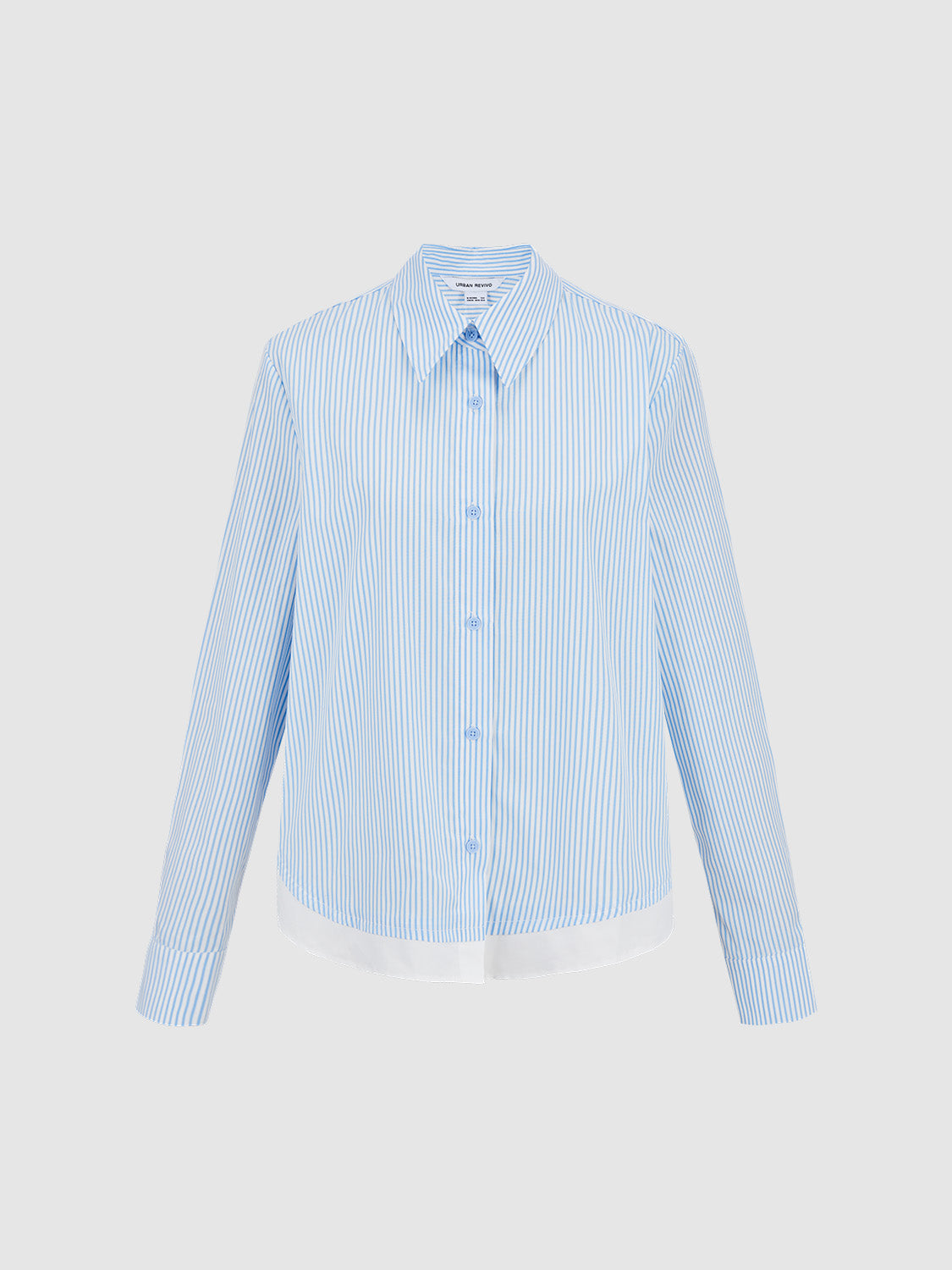 2 In 1 Striped Loose Shirt