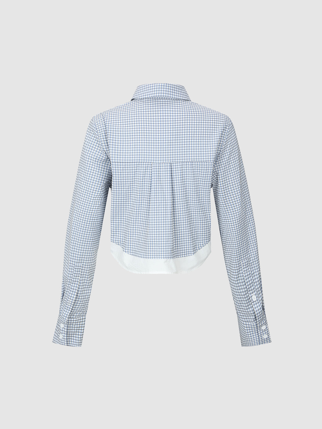 Gingham 2 In 1 Straight Shirt