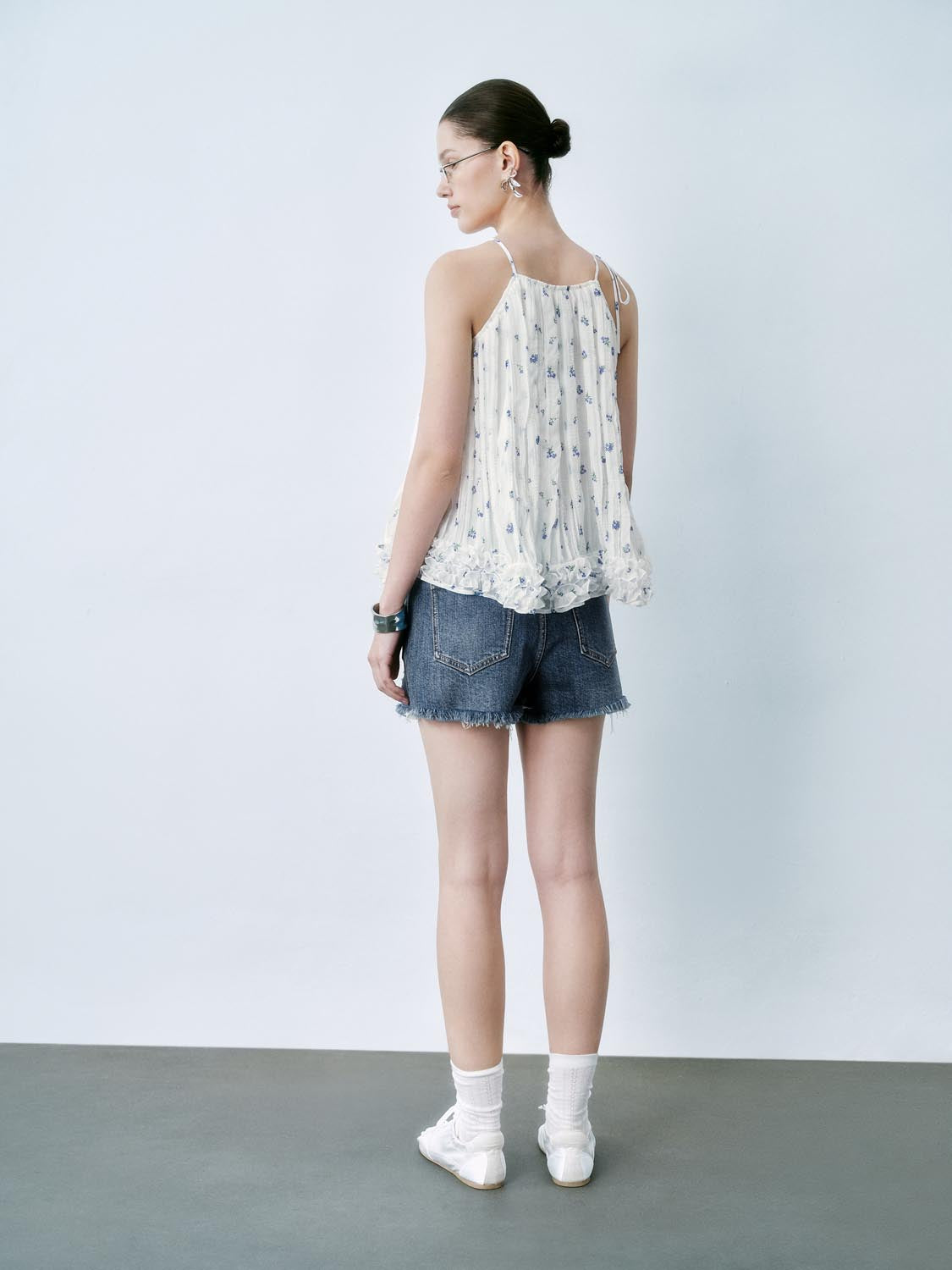 Loose Floral Cami Tops