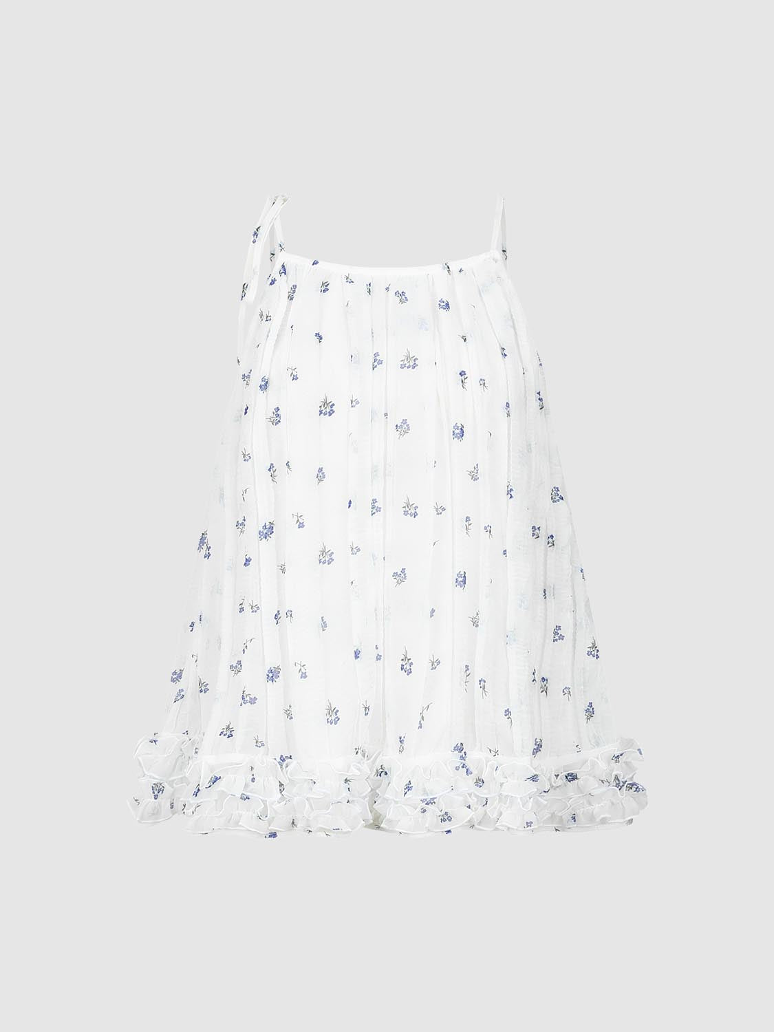 Loose Floral Cami Tops