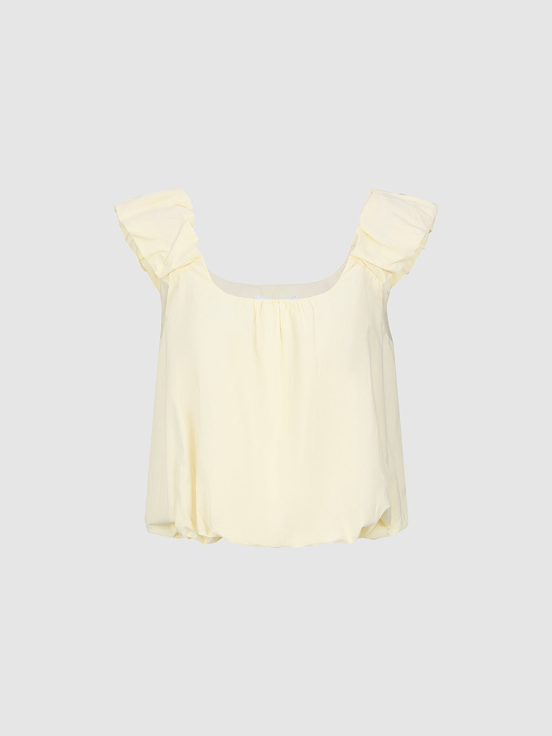 Wide Strap Ruffle Tops