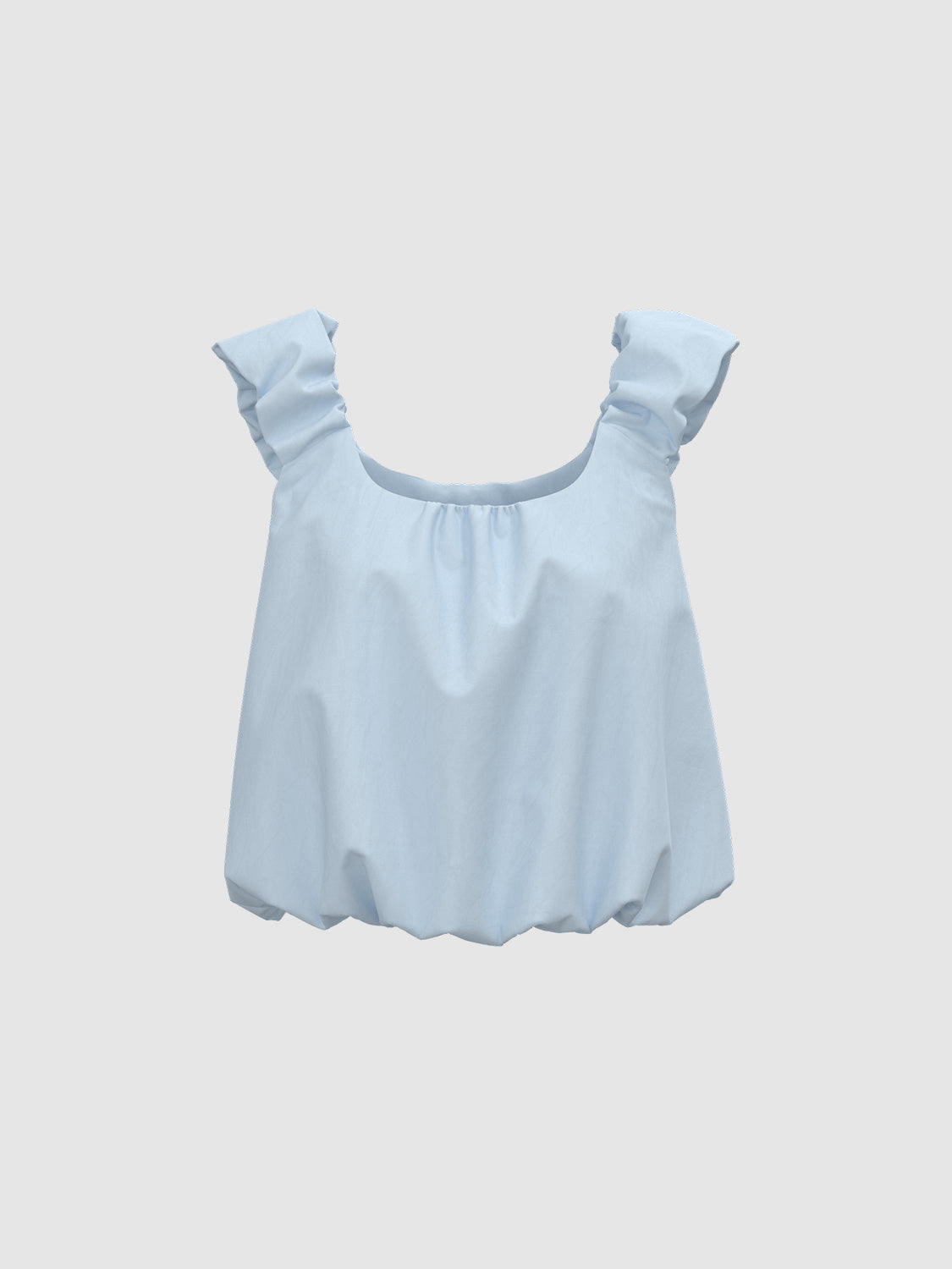 Cropped Wide Strap Tops