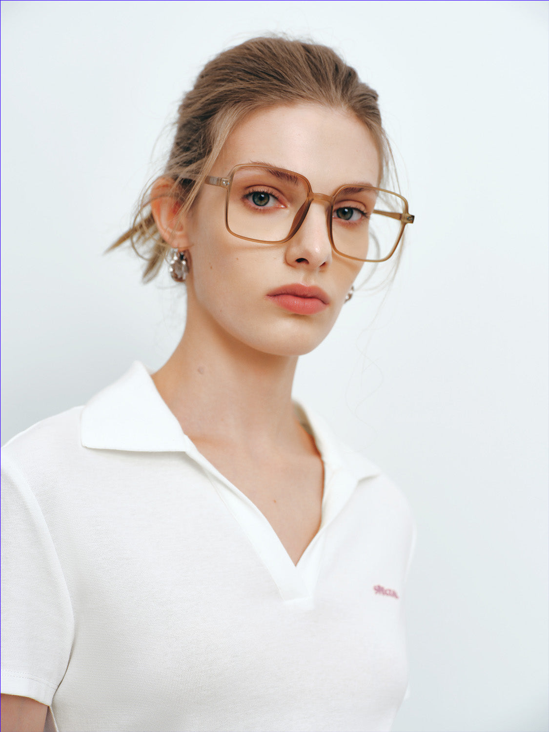 Collared Neck Skinny Polo Shirt