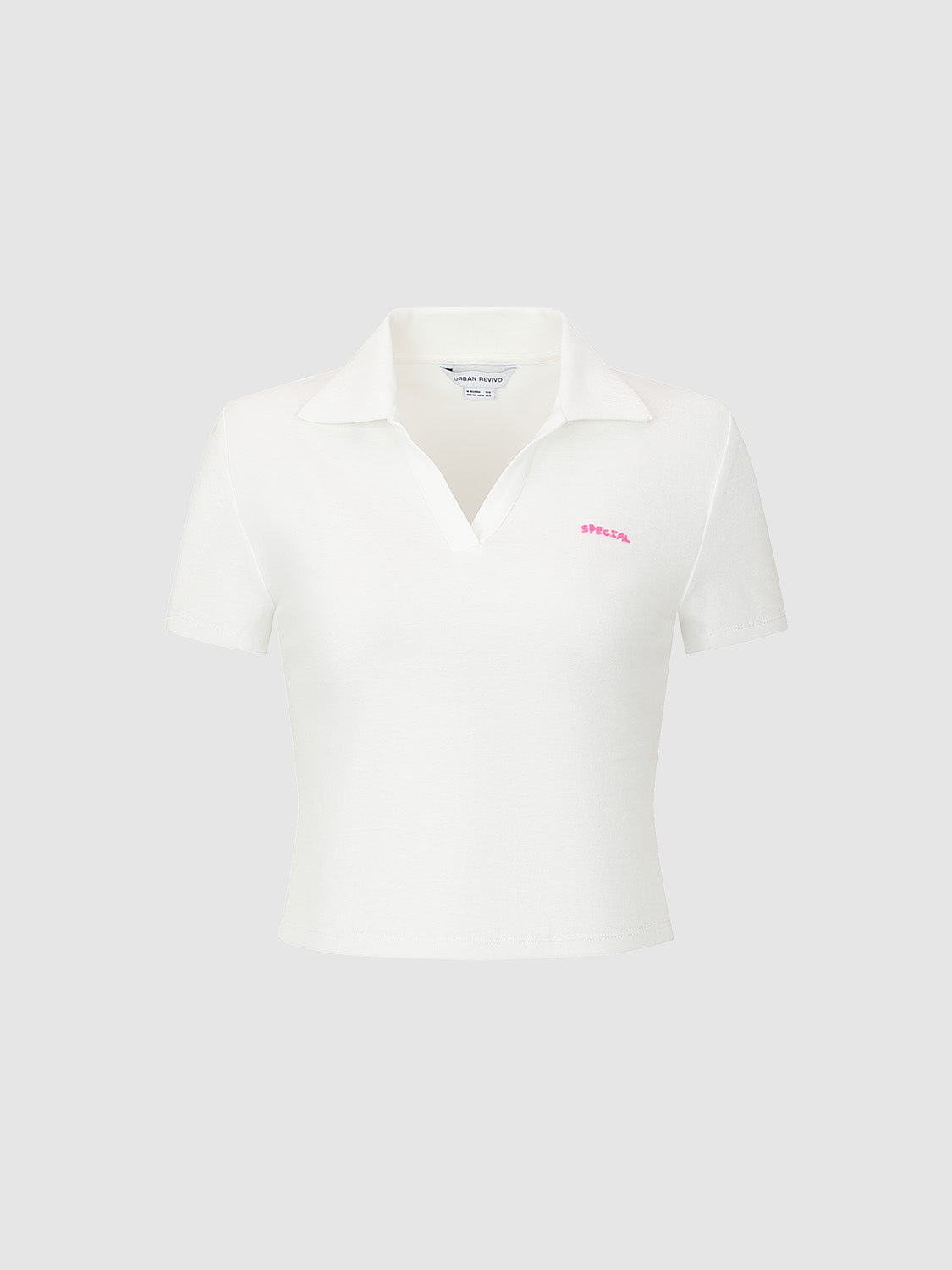 Collared Neck Skinny Polo Shirt