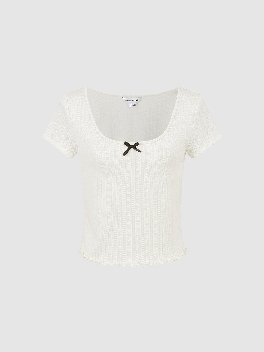 U Neck Skinny T-Shirt