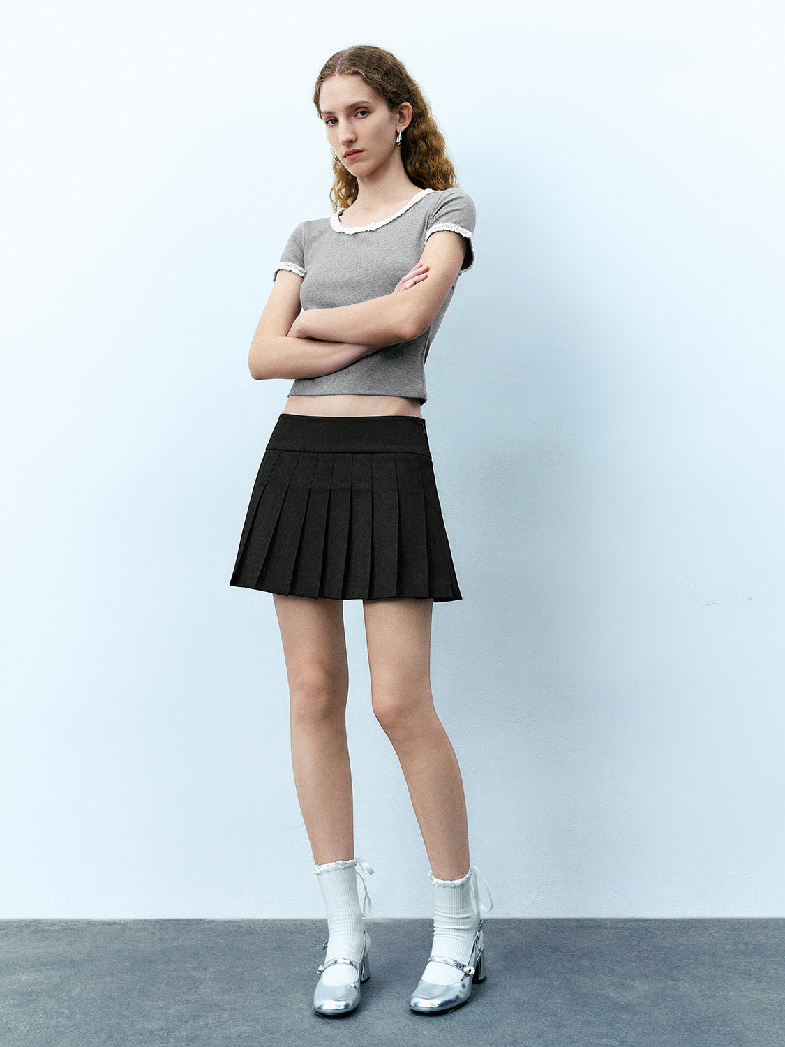 Crew Neck Skinny T-Shirt