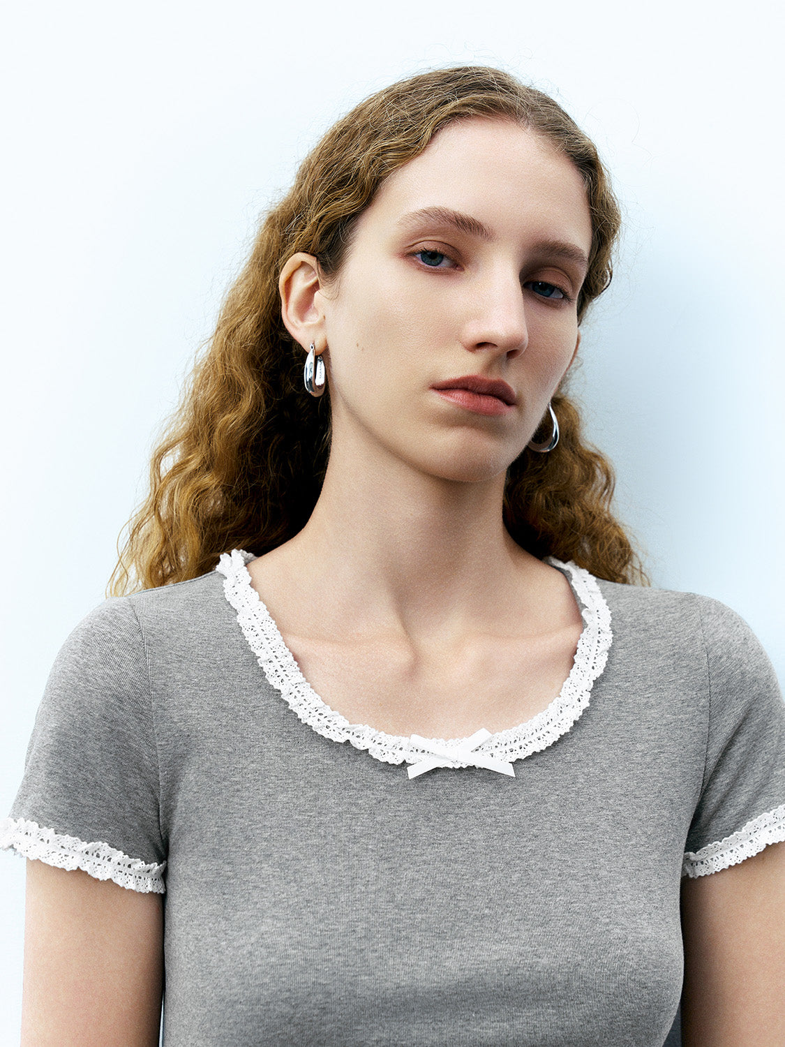 Crew Neck Skinny T-Shirt