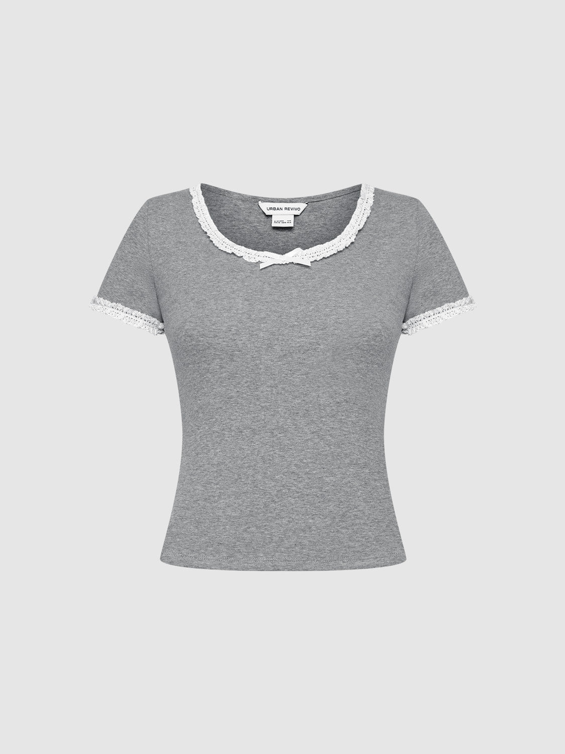 Crew Neck Skinny T-Shirt