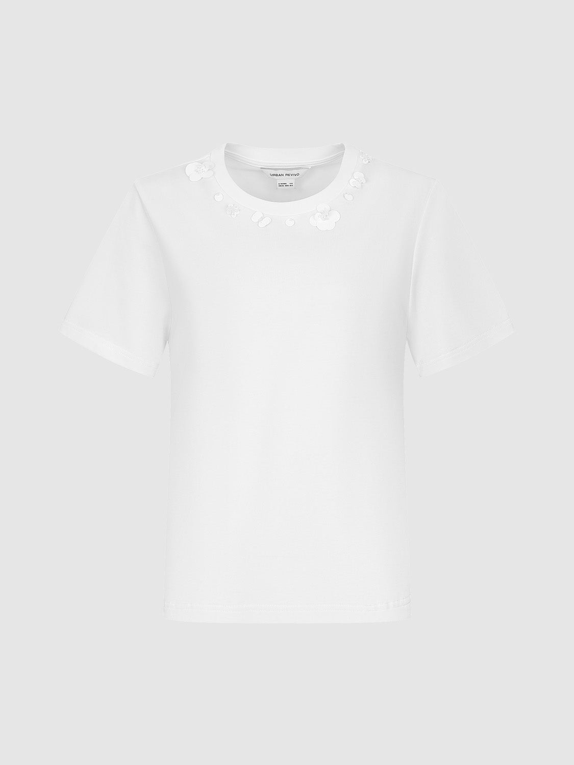 Crew Neck Straight T-Shirt