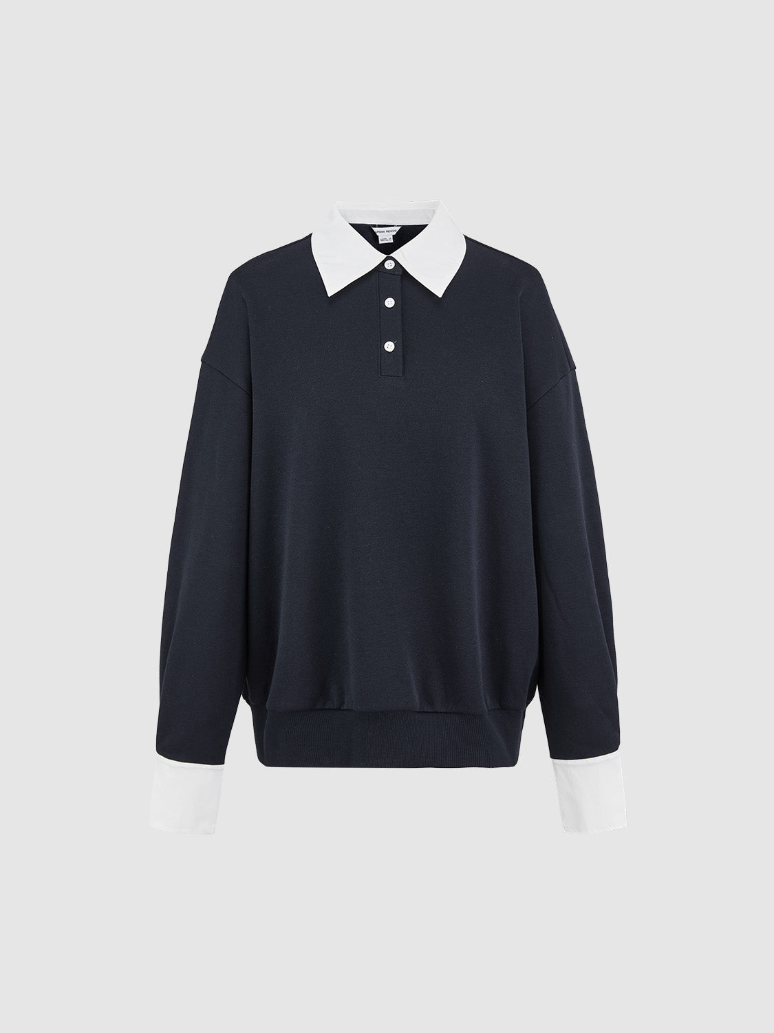 Shirt Collar Loose Sweatshirts