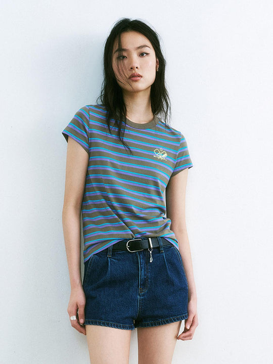 Striped Short Sleeve T-Shirts