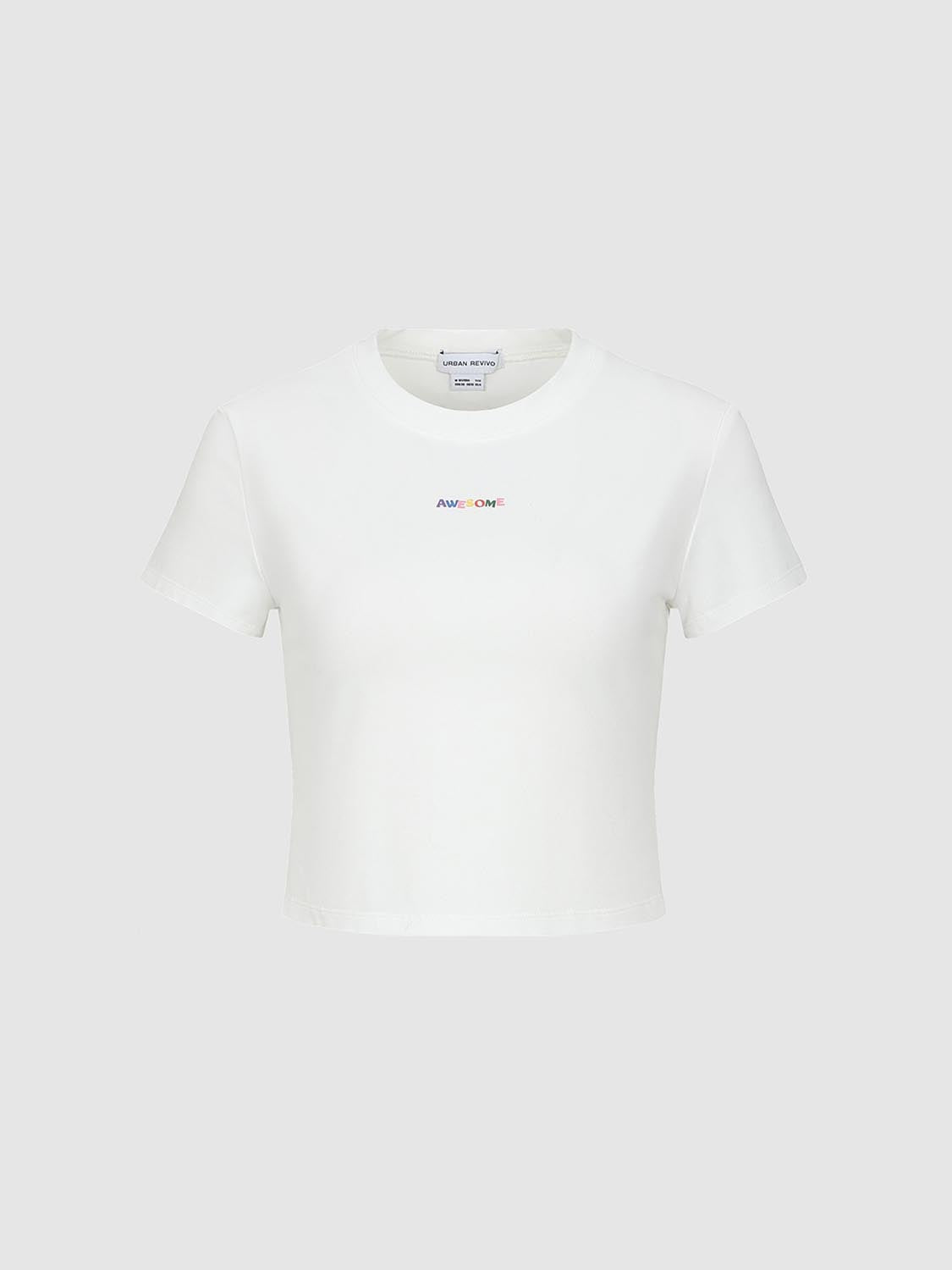 Cropped Short Sleeve T-Shirts