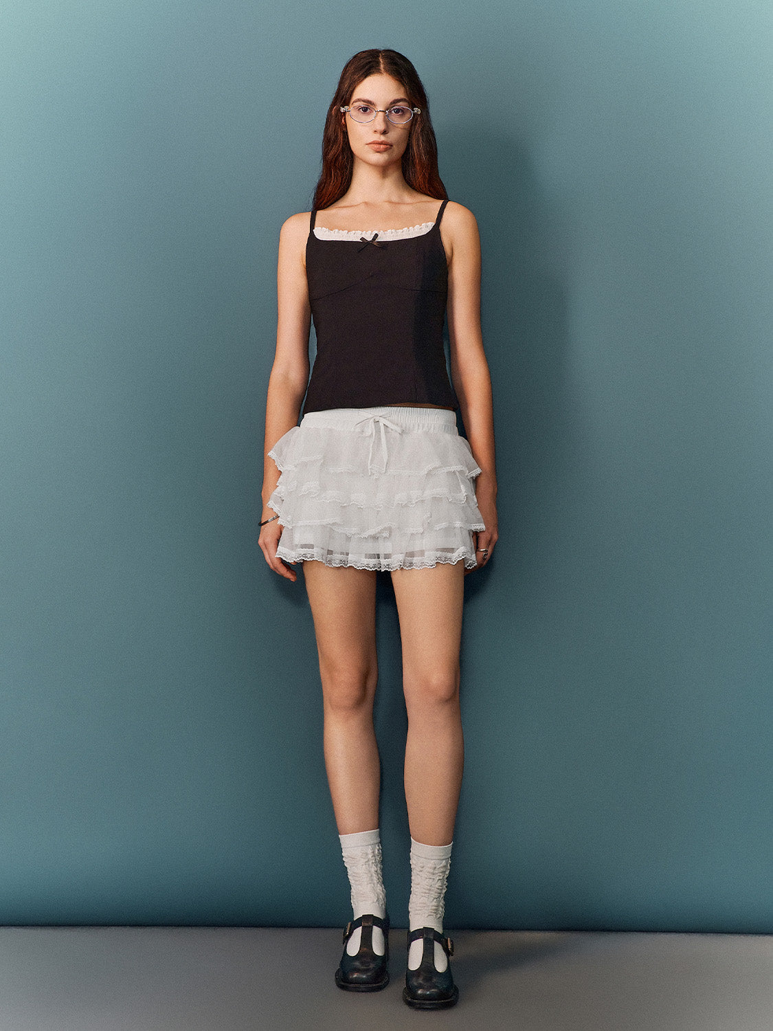 Ruffle Hem A-Line Skirts