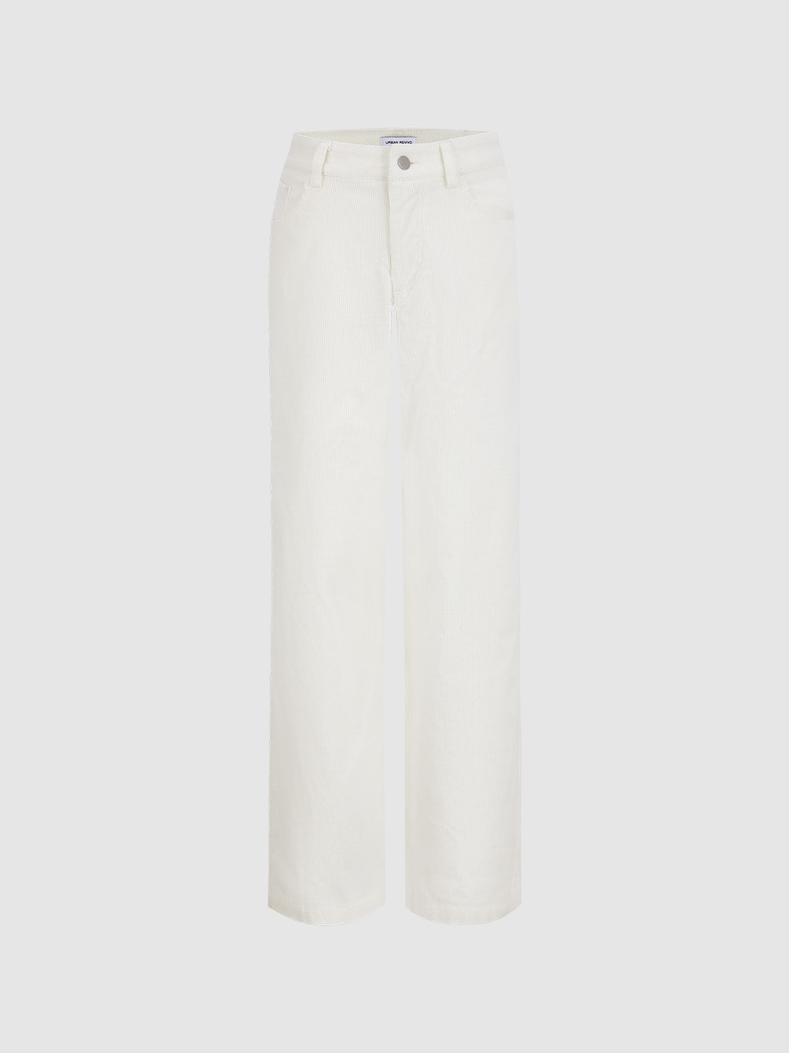 Straight Wide-Leg Pants