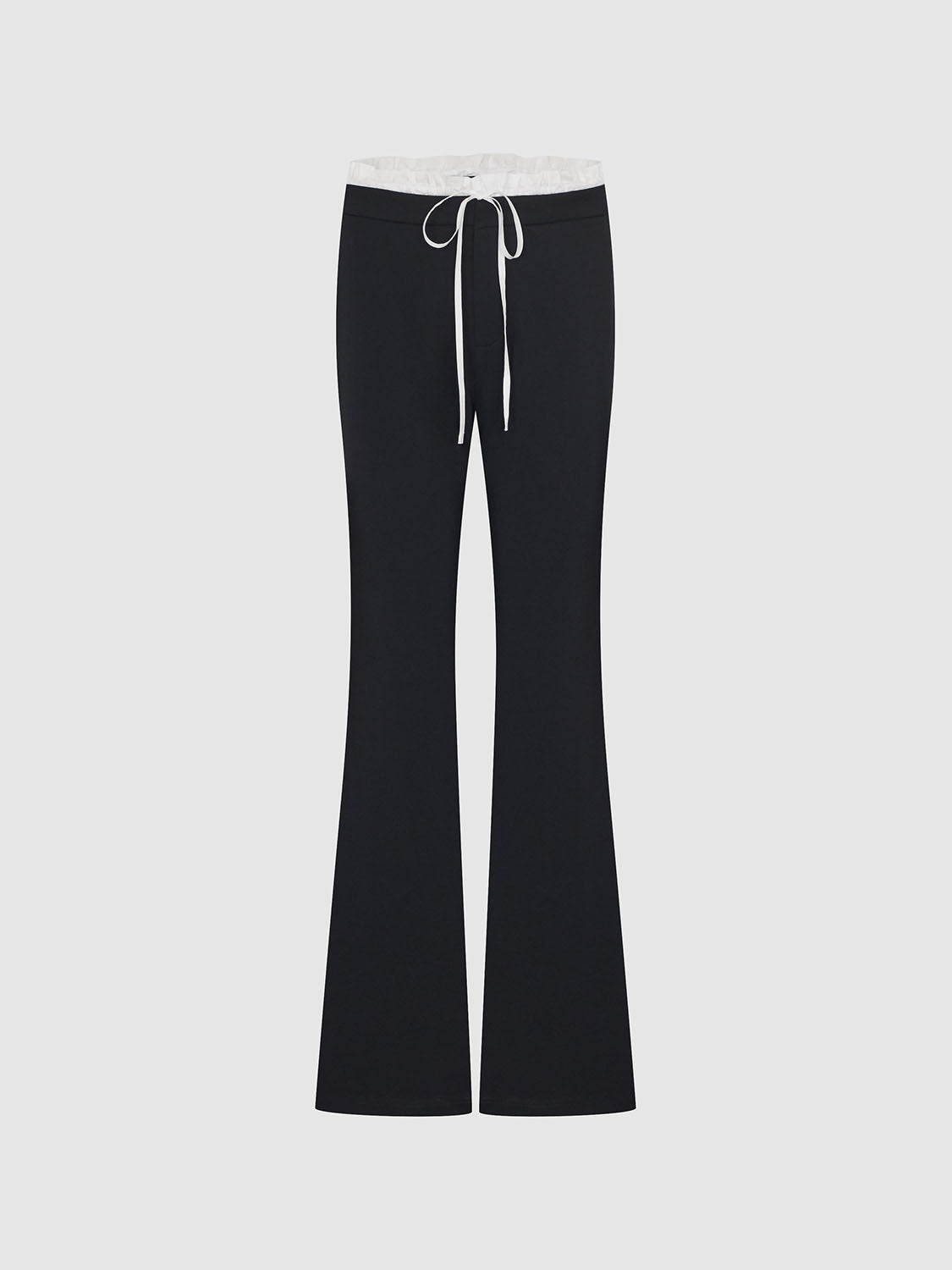 Drawstring Flare Pants