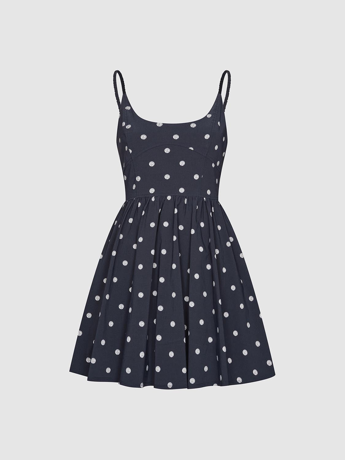 Dotted Cami A-Line Dresses