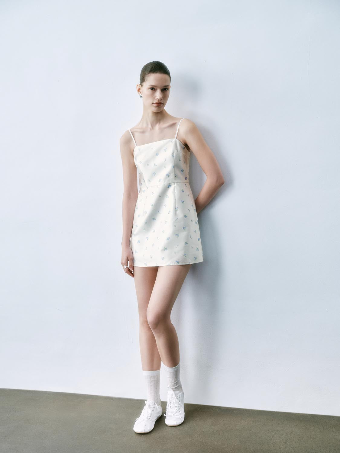 Floral Cami A-Line Dresses