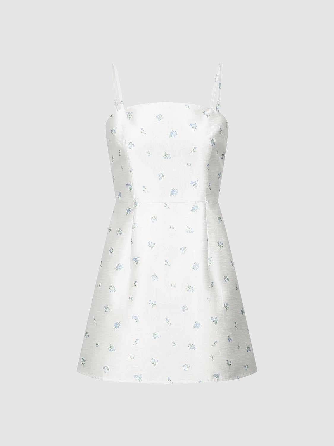 Floral Cami A-Line Dresses