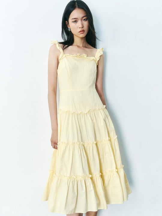 Tiered Cami A-Line Dresses