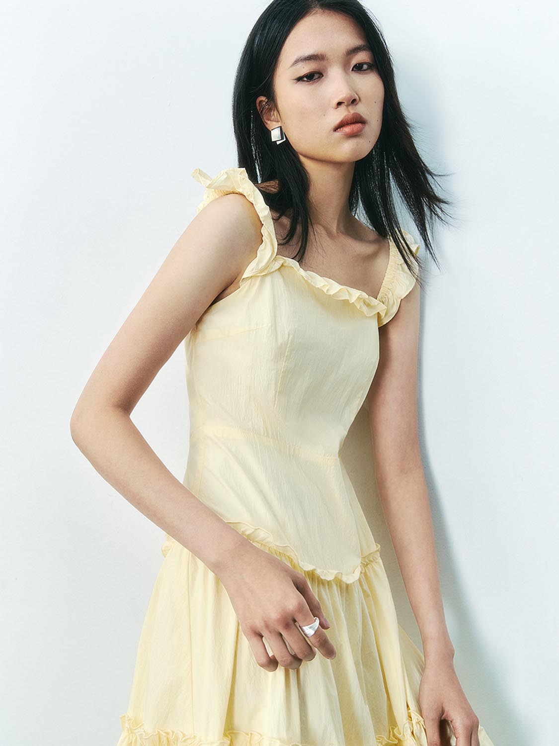 Tiered Cami A-Line Dresses