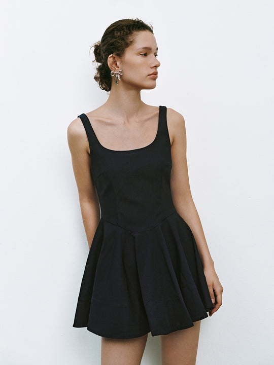 Square Neck Mini Dresses