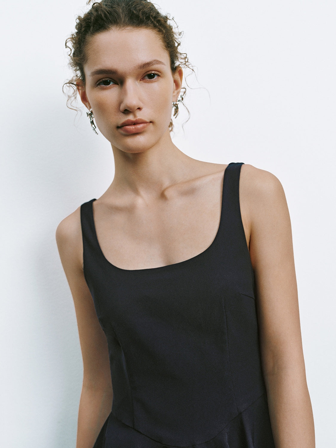 Square Neck Mini Dresses