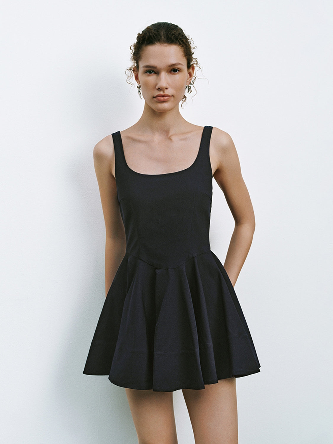 Square Neck Mini Dresses