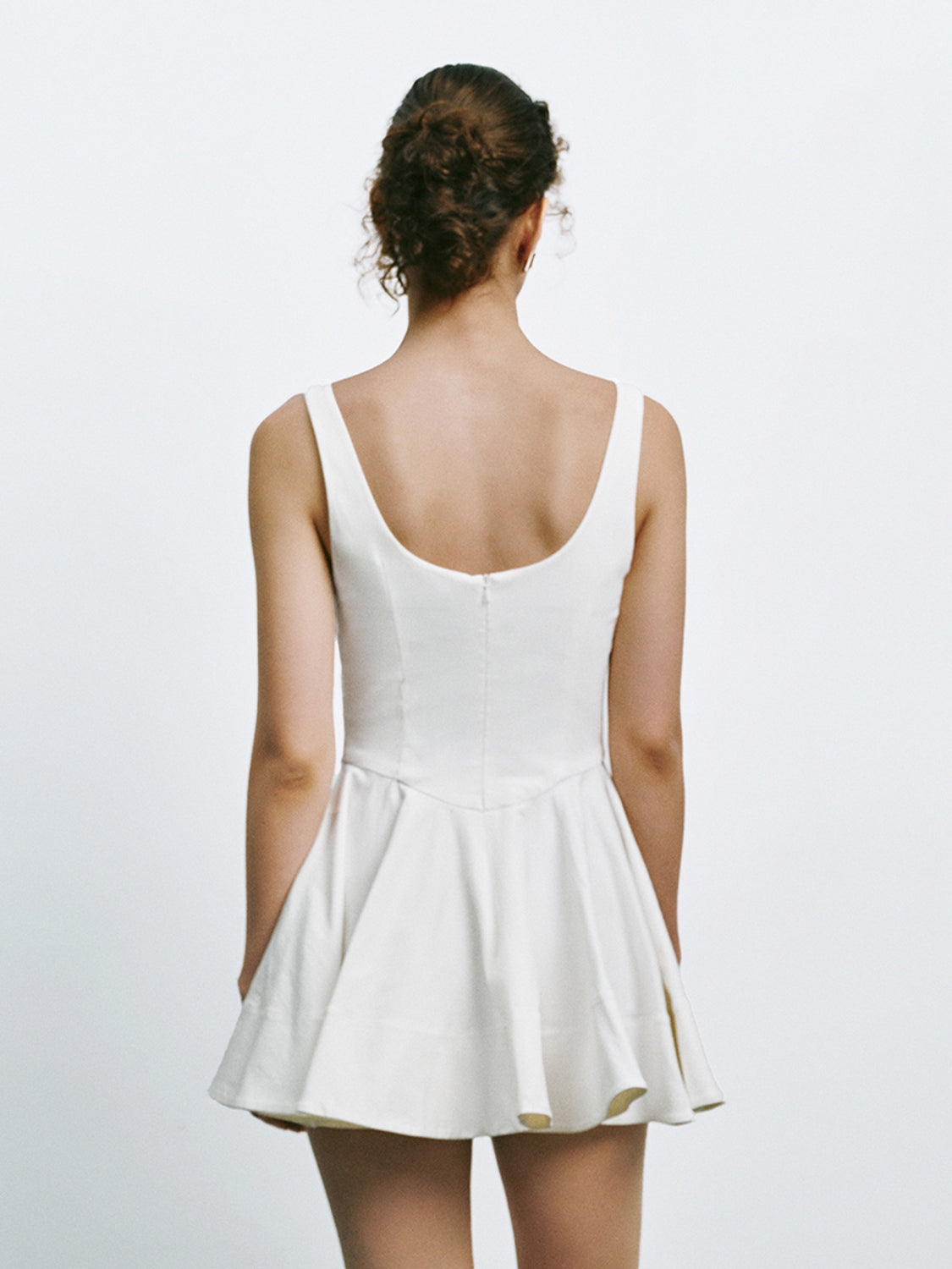 Flared Tank Top Mini Dresses