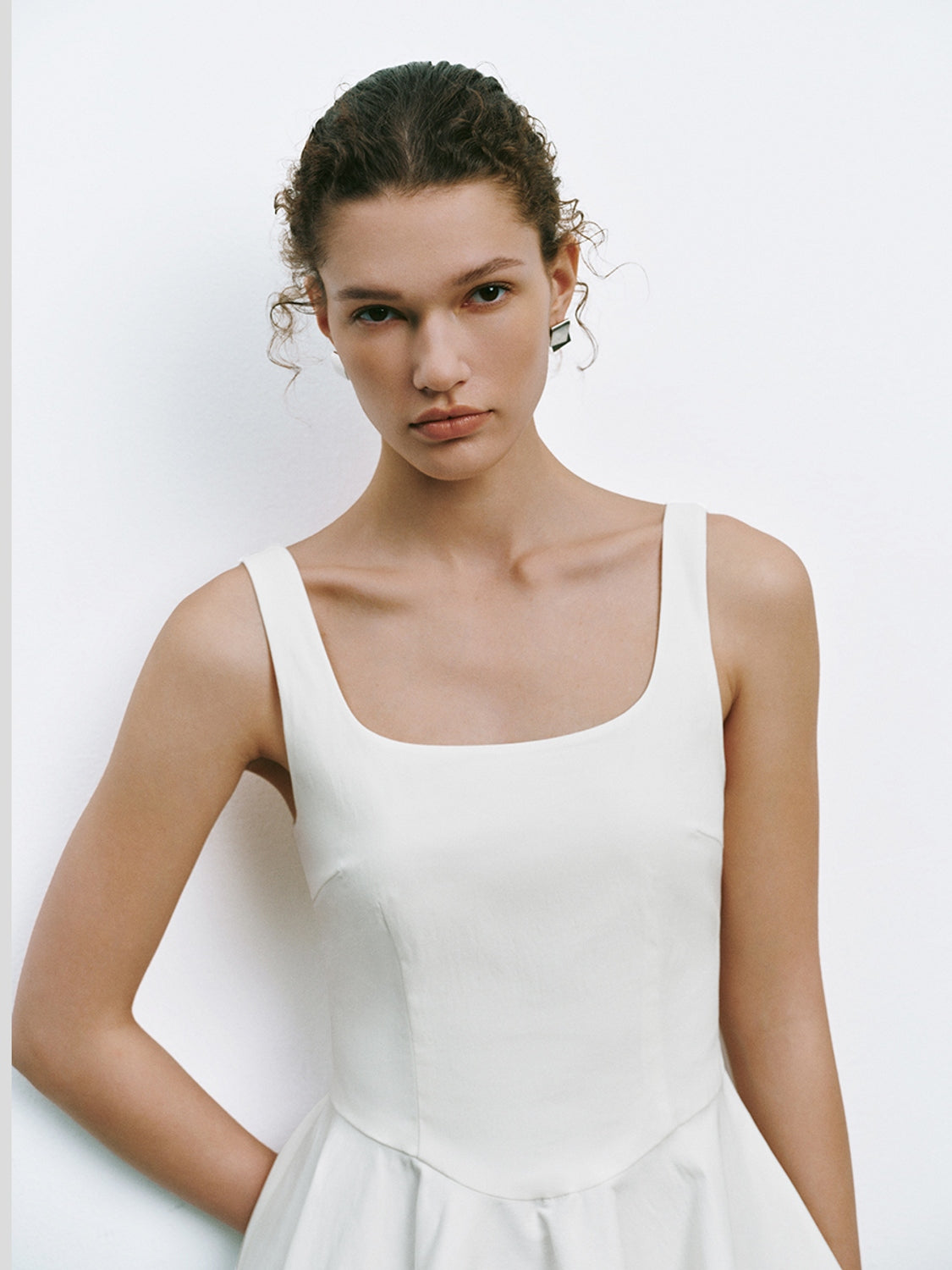 Flared Tank Top Mini Dresses