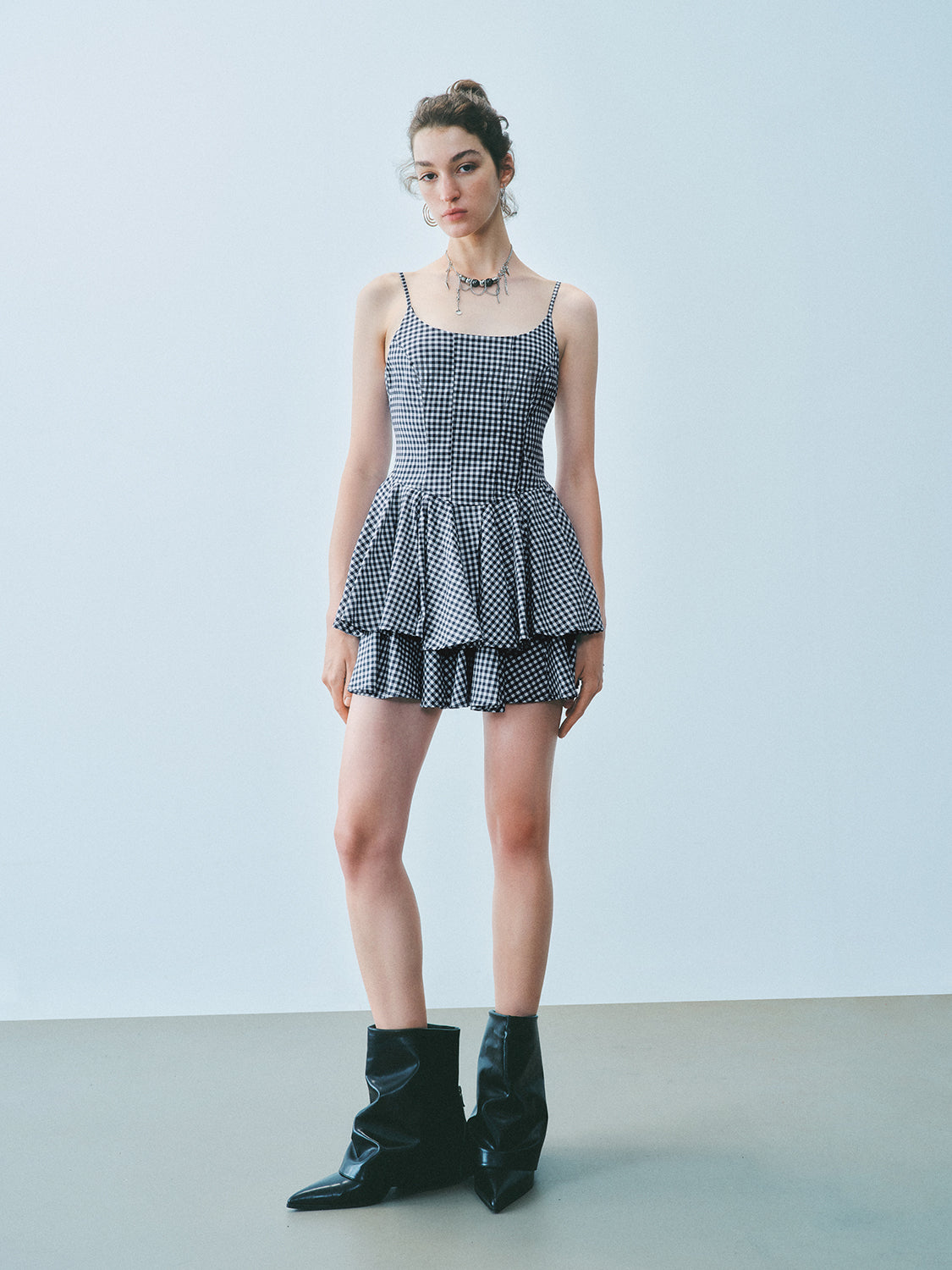 Camisole Tiered Mini Dresses