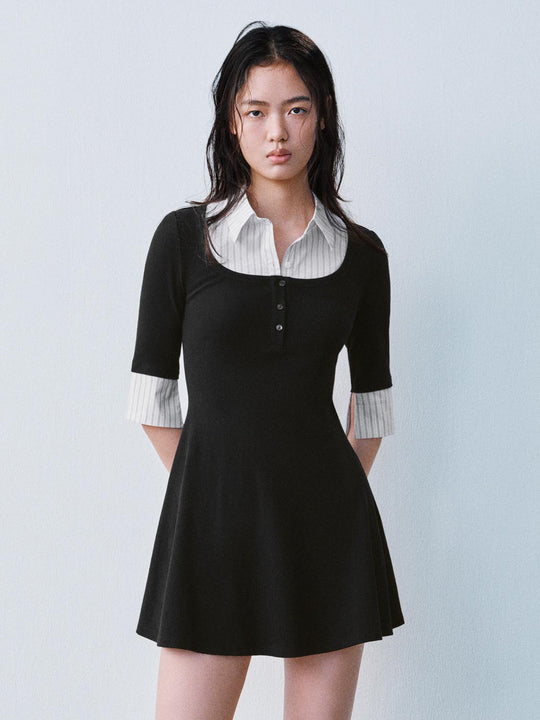 2 In 1 A-Line Midi Dresses