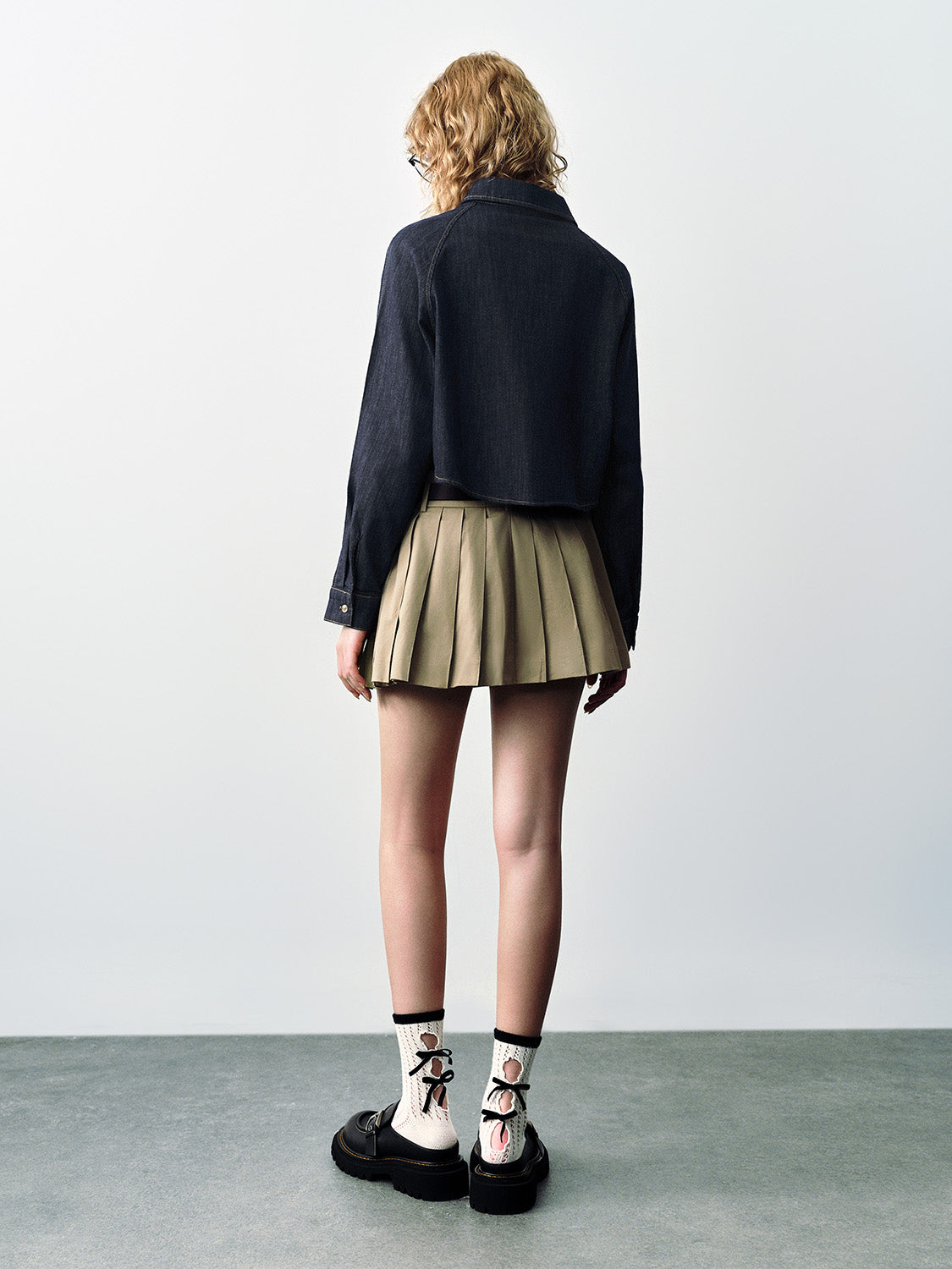 Button Up Loose Denim Shirt