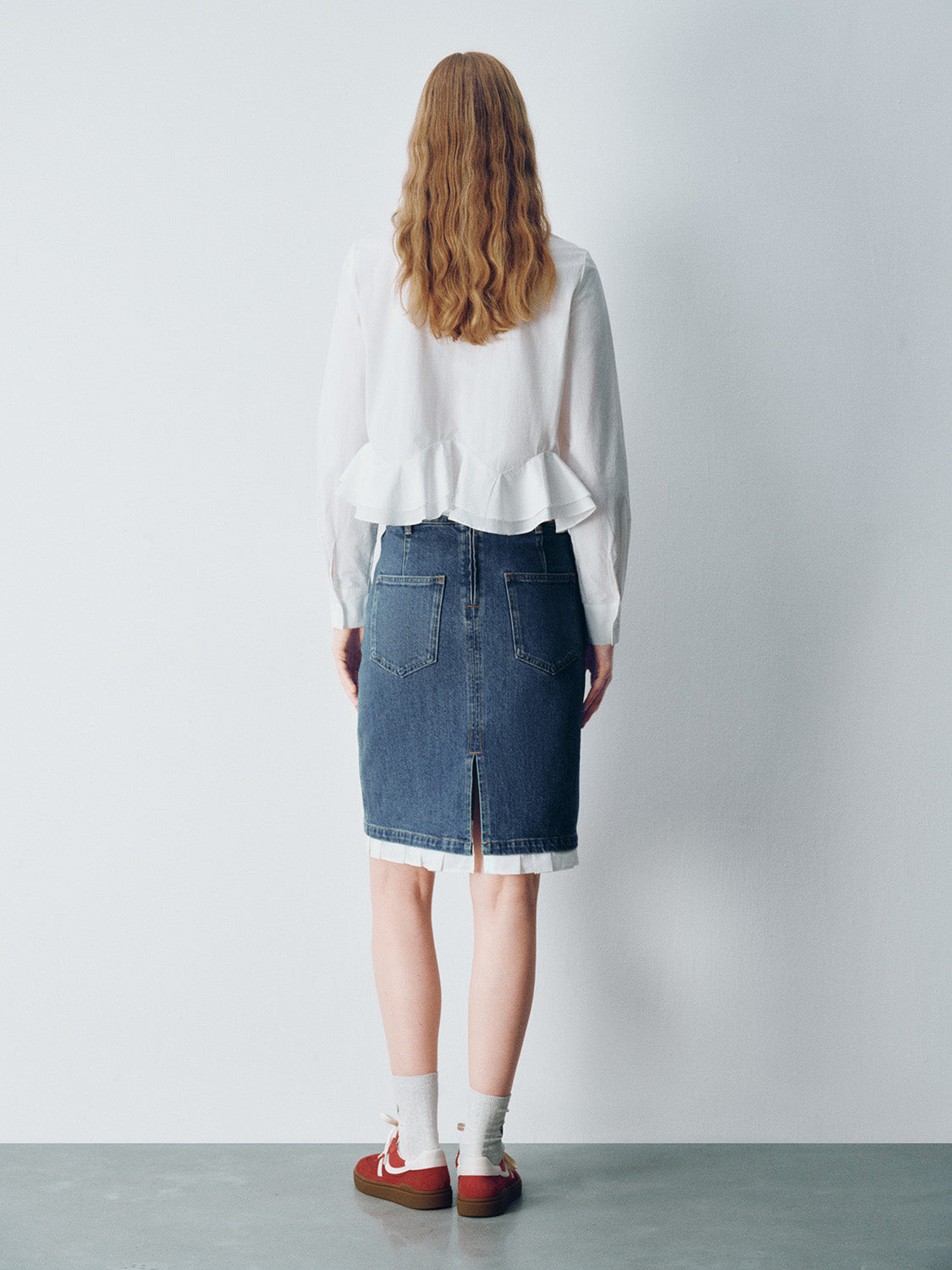 2 In 1 Mini Denim Skirt