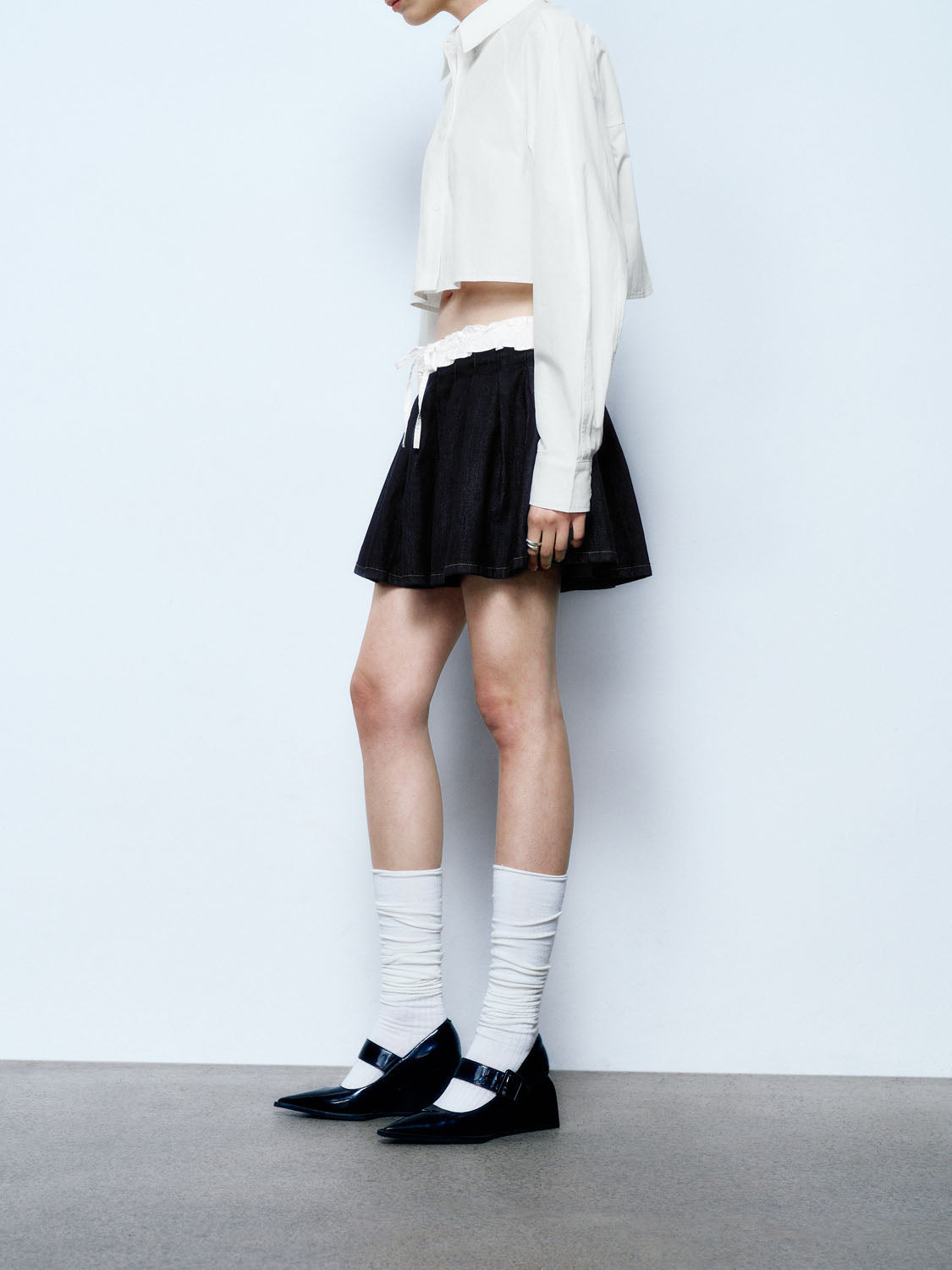 Denim Mini Skirts
